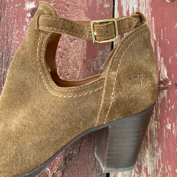 🍄🍀Frye Meghan Suede Shootie Booties - Picture 3 of 11